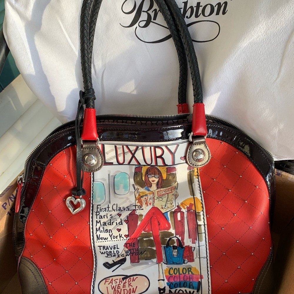 Brighton “Chic Fashion Art” Handbag ♥️🖤👜